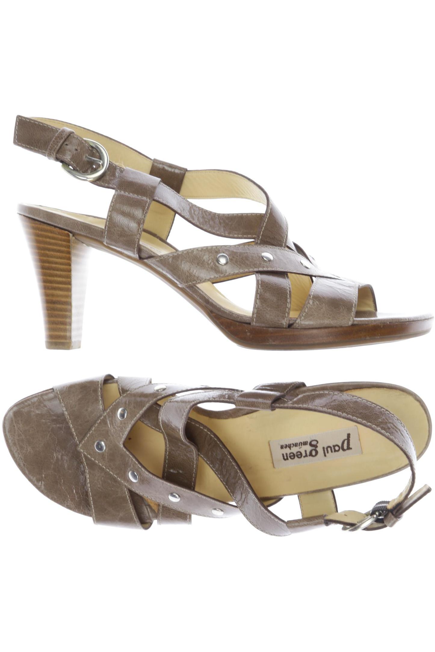 

Paul Green Damen Sandale, beige, Gr. 6.5