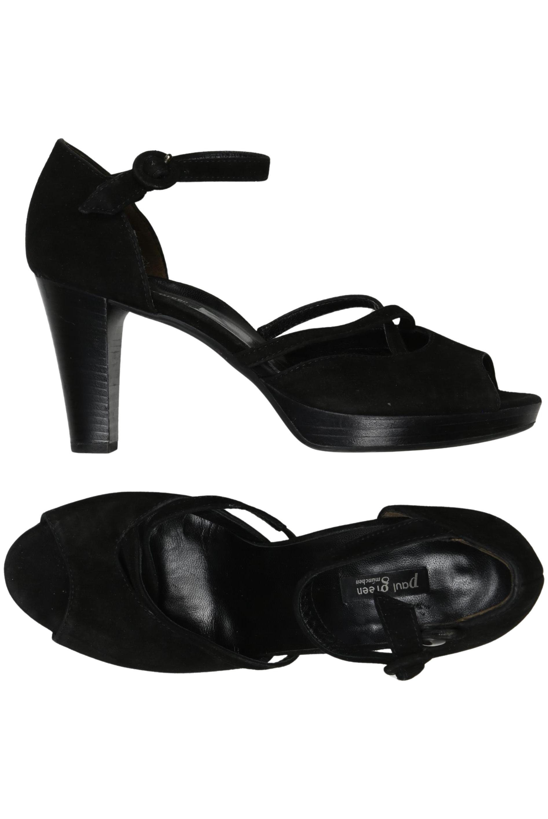 

Paul Green Damen Sandale, schwarz, Gr. 6.5