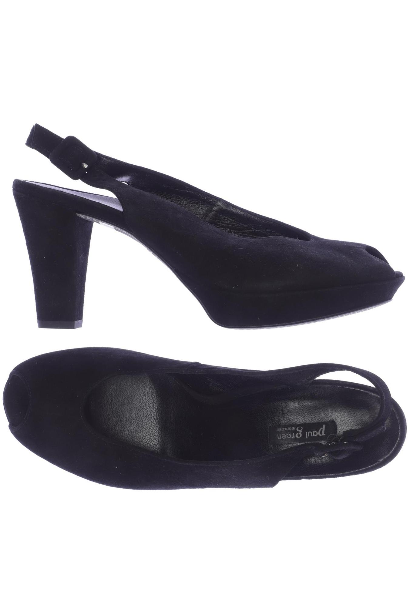 

Paul Green Damen Sandale, schwarz, Gr. 6.5