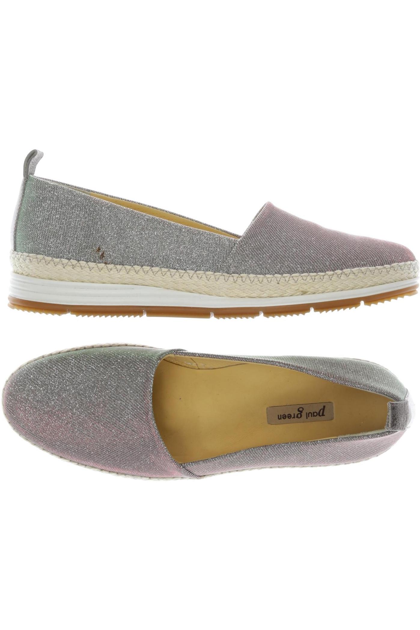 

Paul Green Damen Halbschuh, silber, Gr. 4