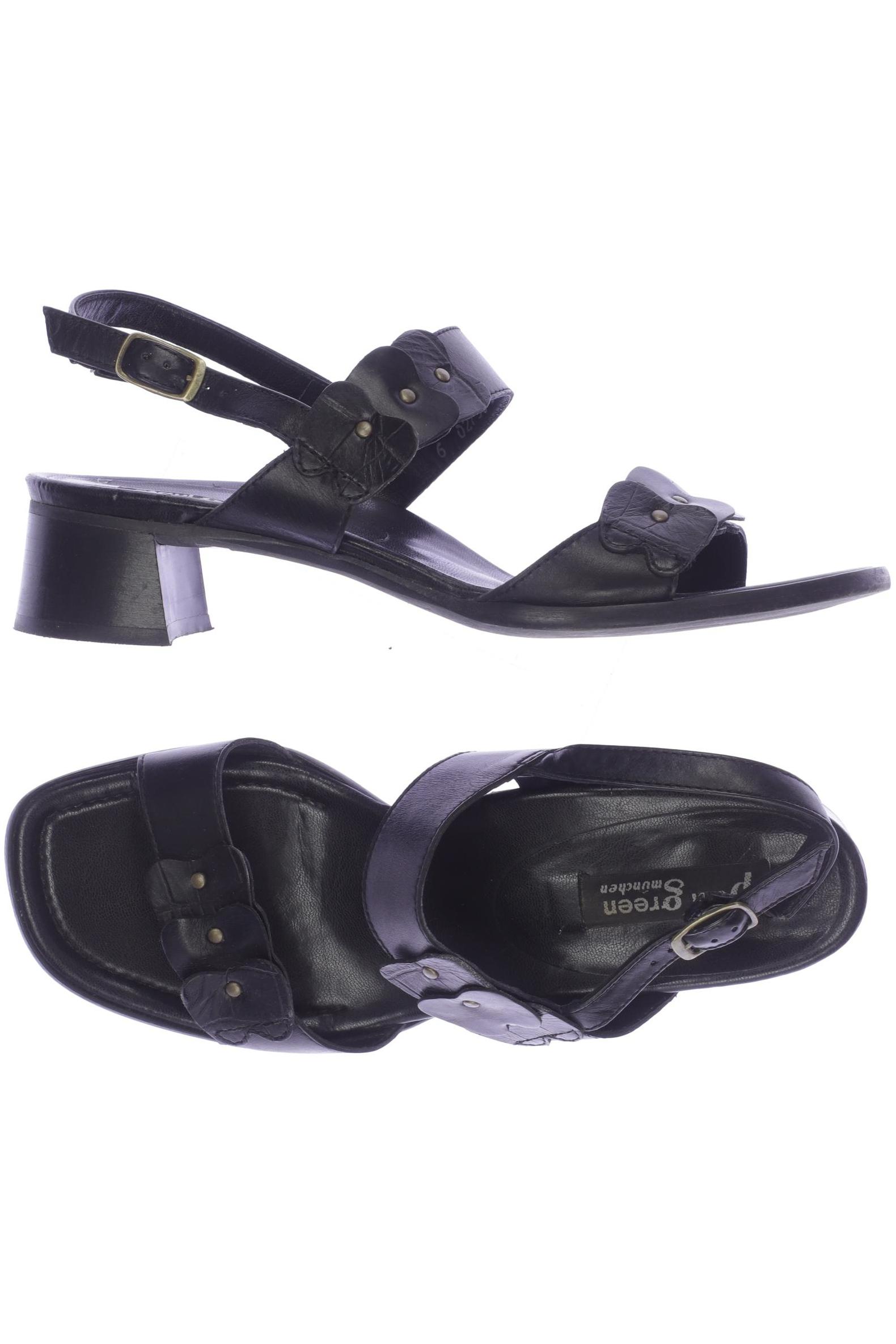 

Paul Green Damen Sandale, schwarz