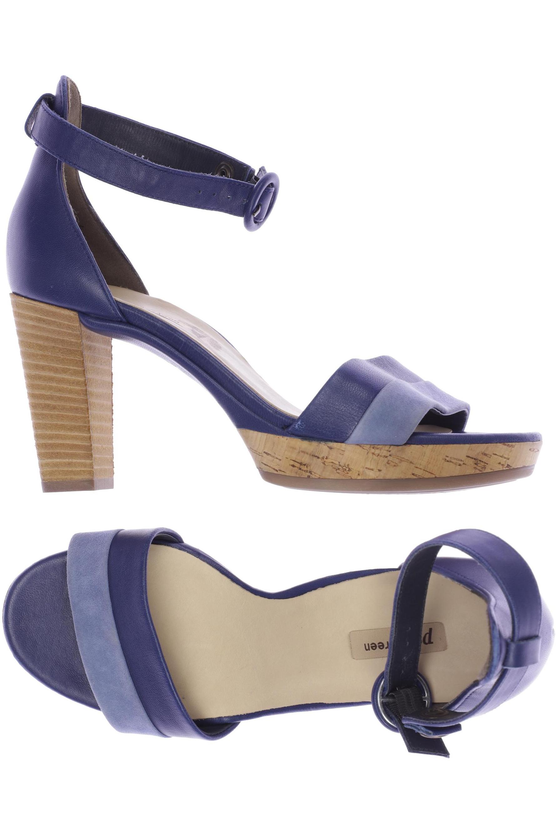 

Paul Green Damen Sandale, blau, Gr. 4.5