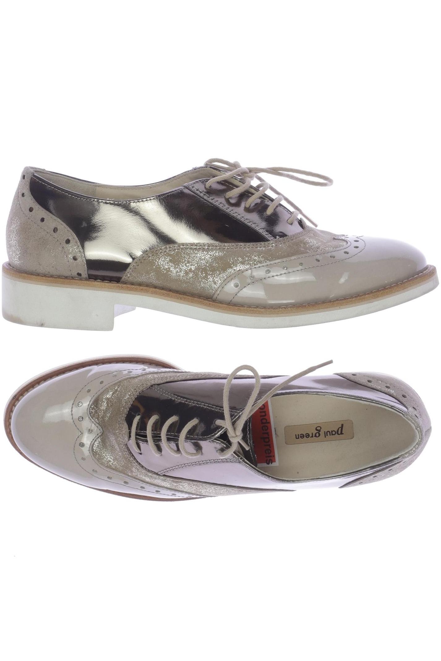 

Paul Green Damen Halbschuh, beige, Gr. 4