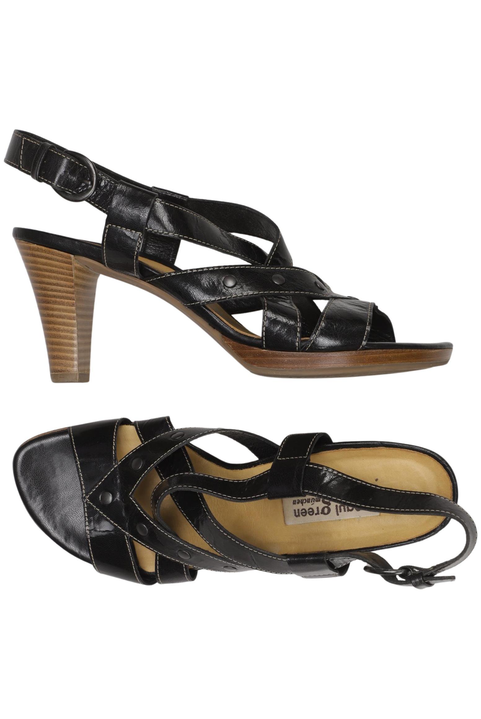 

Paul Green Damen Sandale, schwarz, Gr. 6