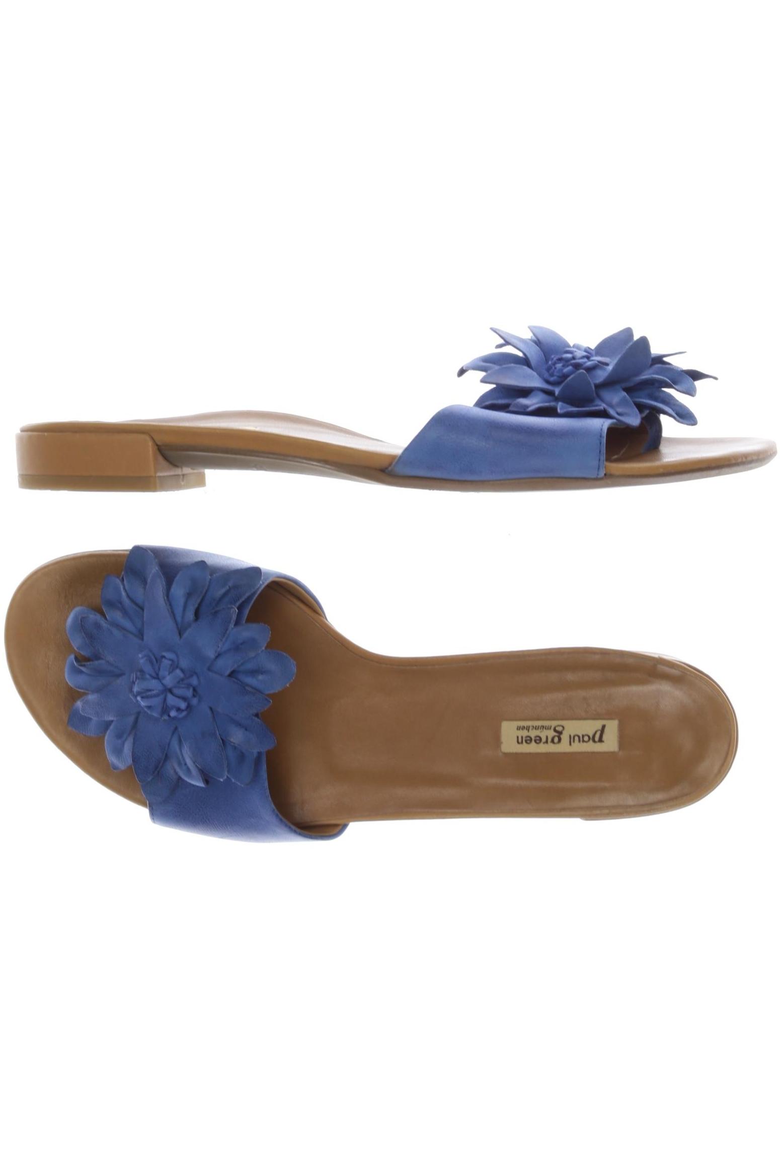 

Paul Green Damen Sandale, blau, Gr. 6.5