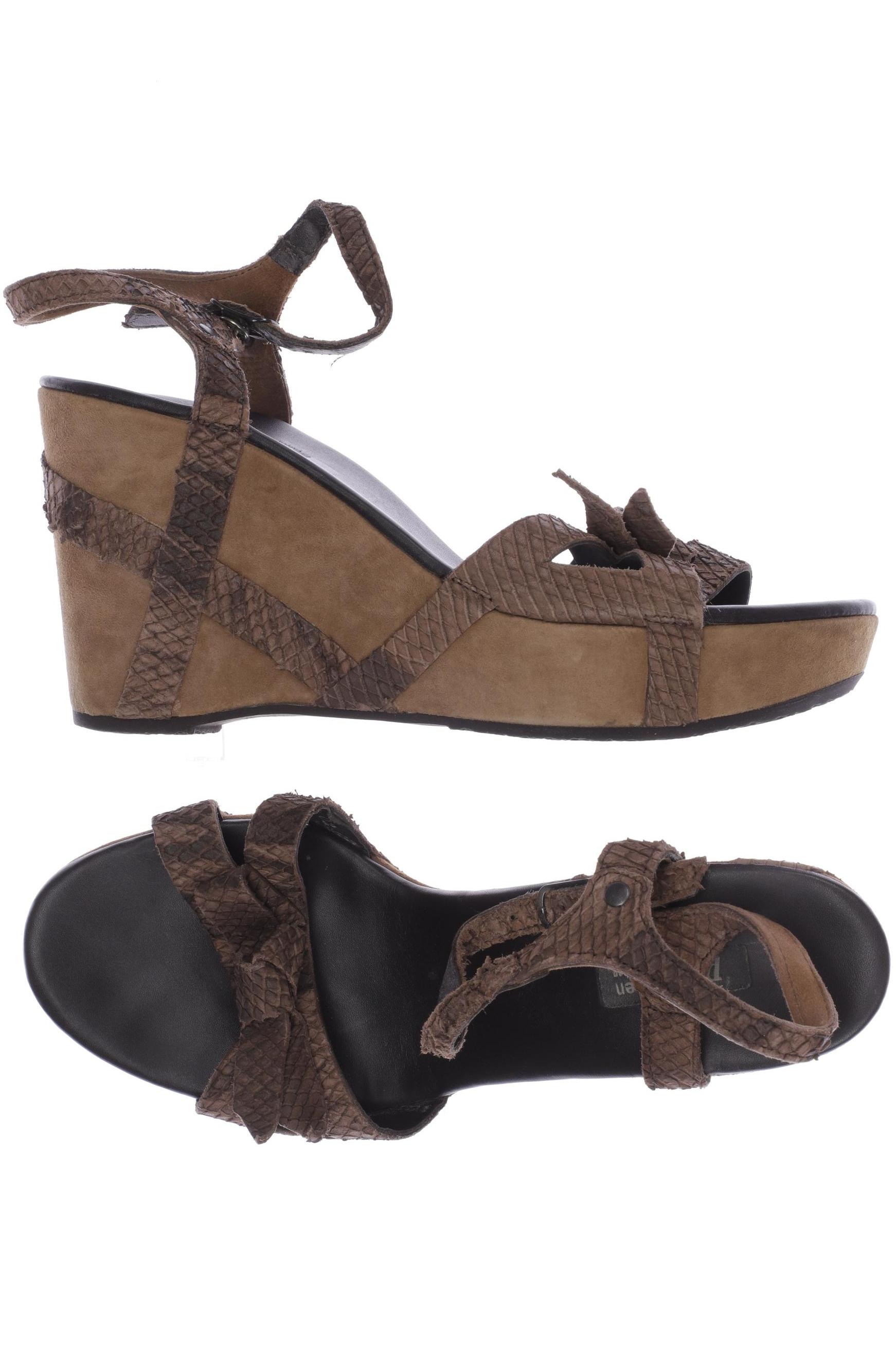 

Paul Green Damen Sandale, braun, Gr. 6.5