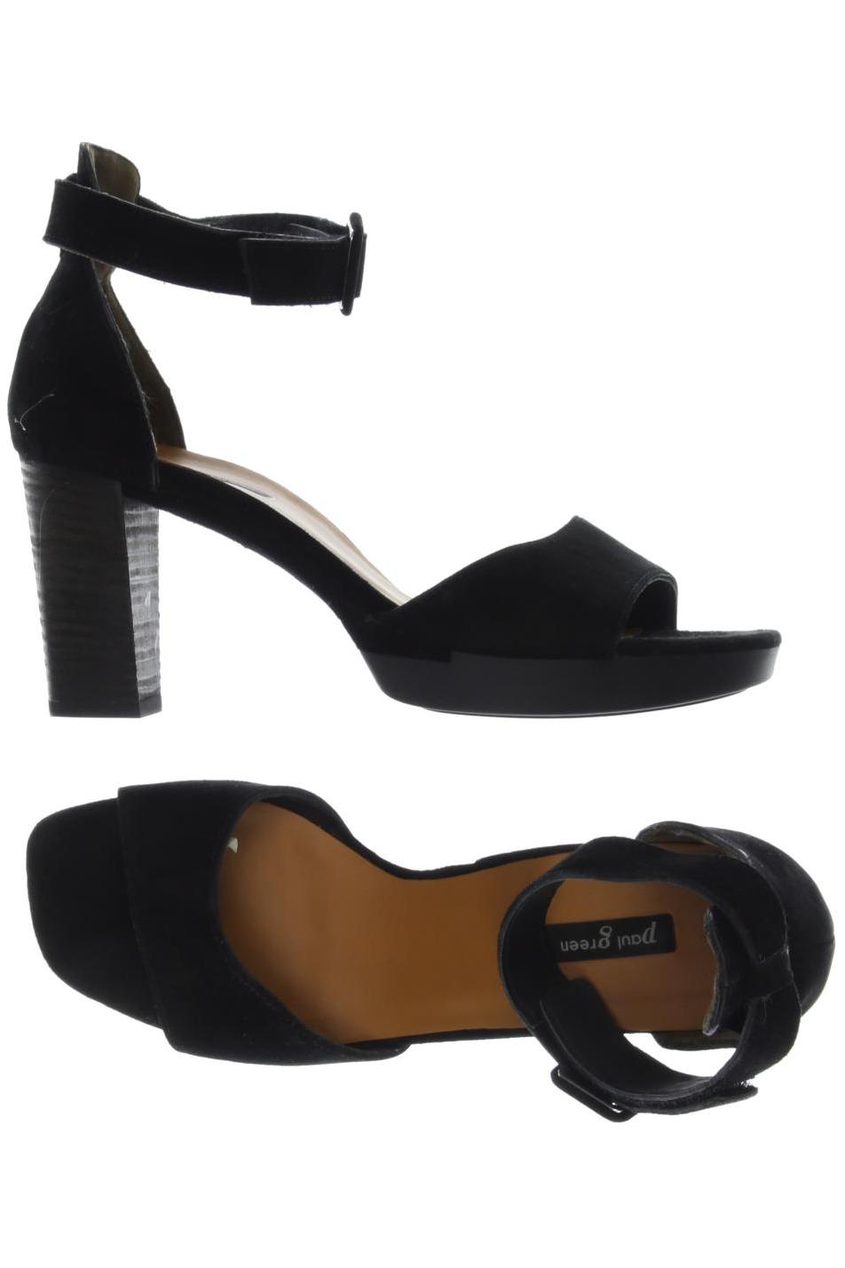 

Paul Green Damen Sandale, schwarz, Gr. 6