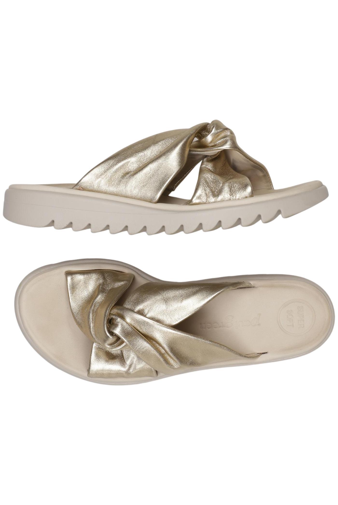 

Paul Green Damen Sandale, gold, Gr. 5.5