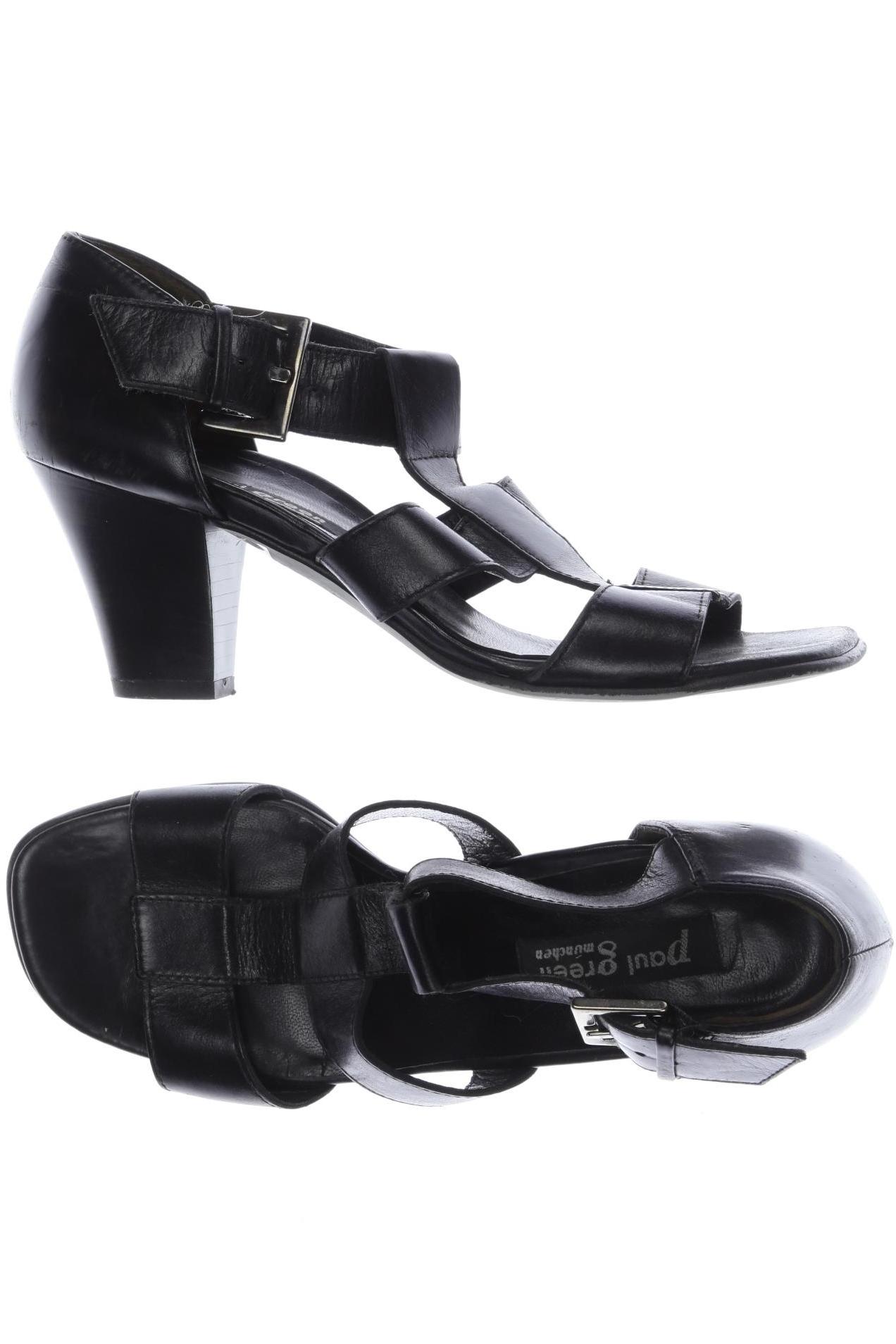 

Paul Green Damen Sandale, schwarz, Gr. 4