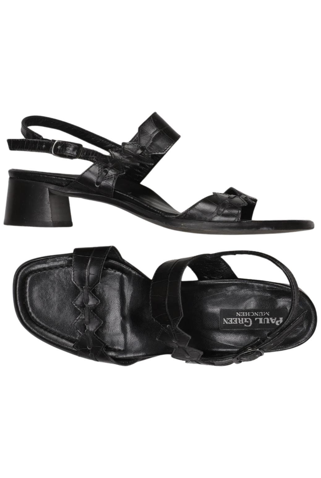 

Paul Green Damen Sandale, schwarz, Gr. 6