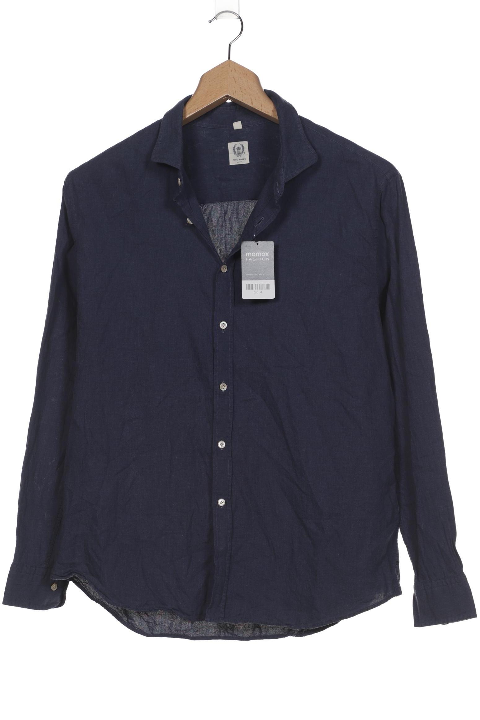 

Paul Rosen Herren Hemd, marineblau, Gr. 56