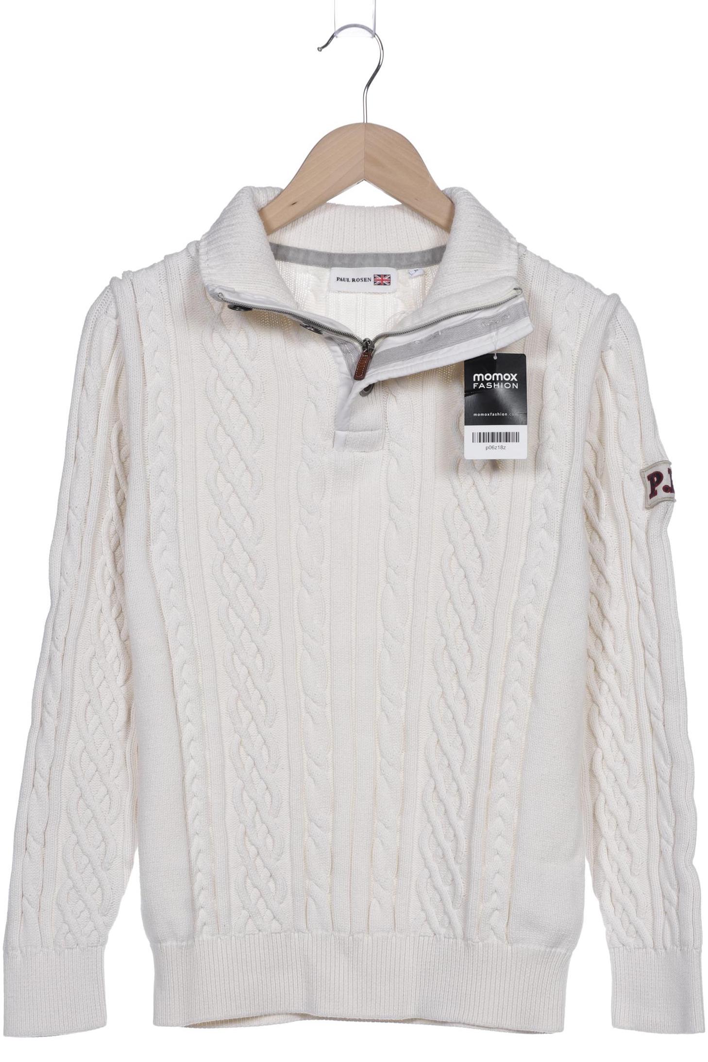 

Paul Rosen Herren Pullover, weiß, Gr. 48
