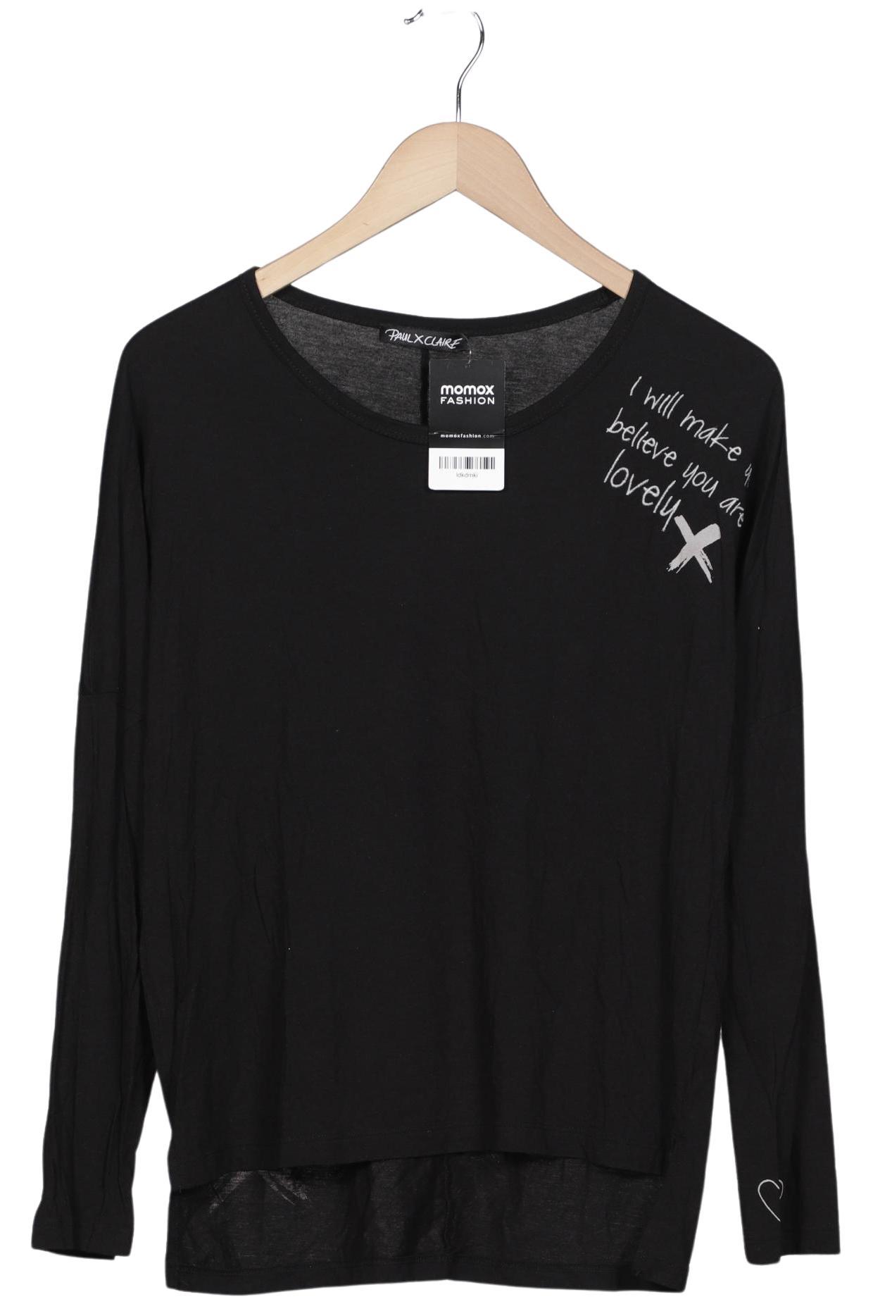 

Paul X Claire Damen Langarmshirt, schwarz, Gr. 36