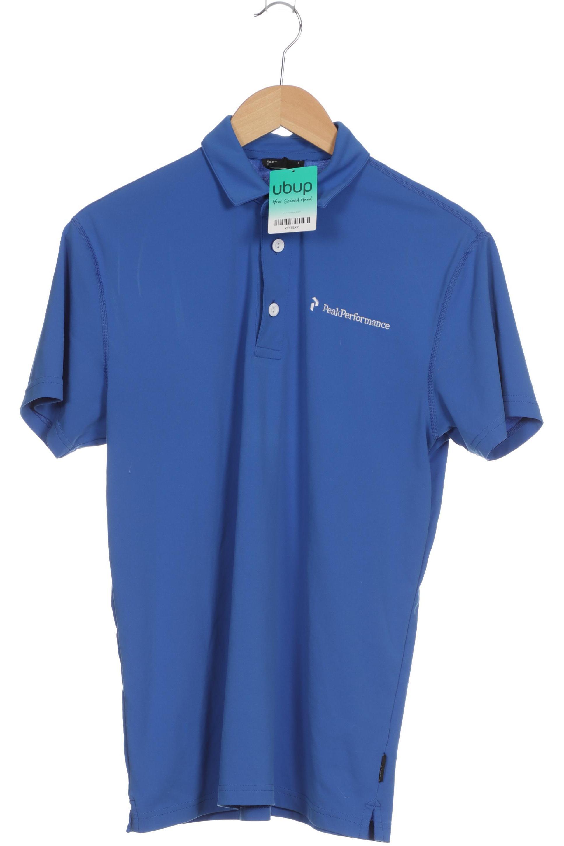 Thumbnail - Peak Performance Herren Poloshirt, blau, Gr.