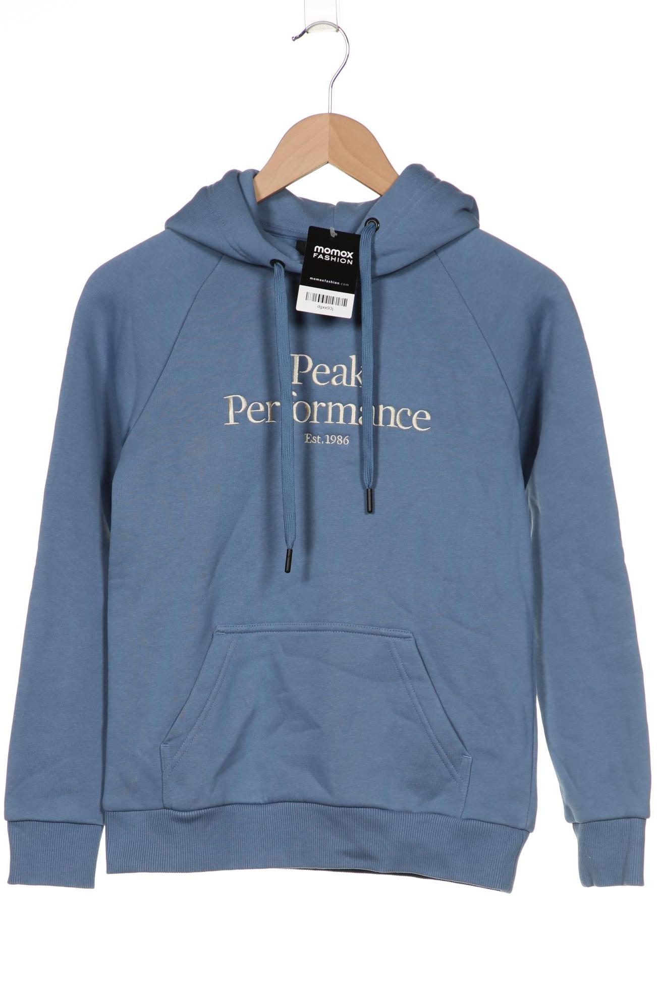 

Peak Performance Damen Kapuzenpullover, blau, Gr. 34