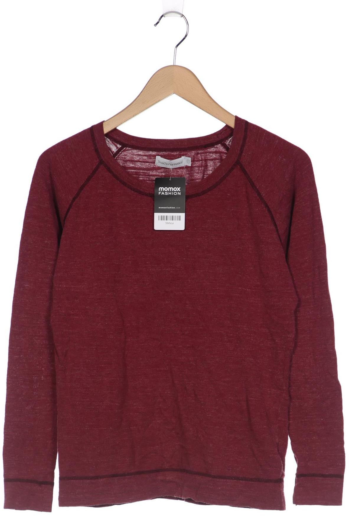 

Peak Performance Damen Langarmshirt, bordeaux, Gr. 42
