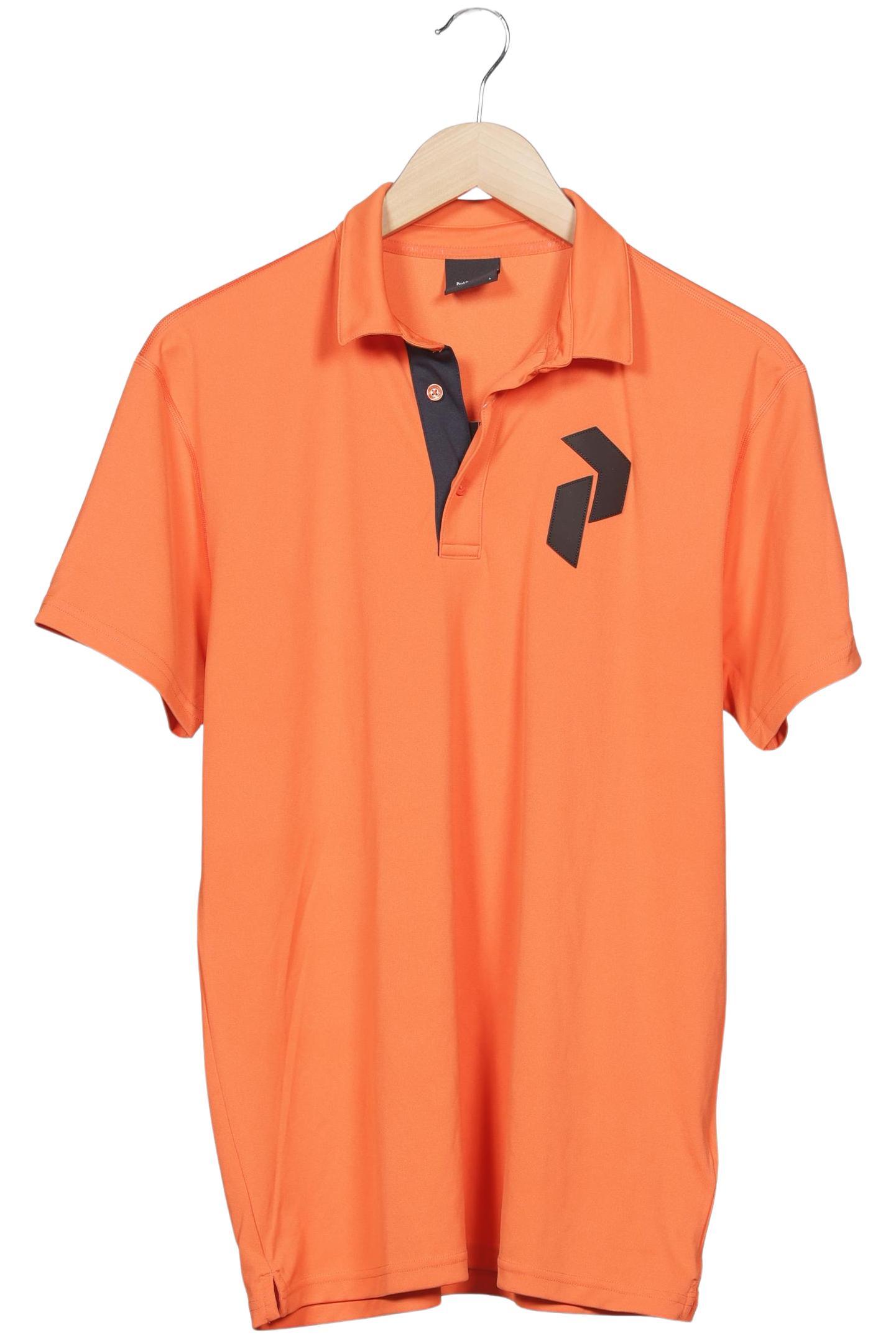 

Peak Performance Herren Poloshirt, orange, Gr. 52
