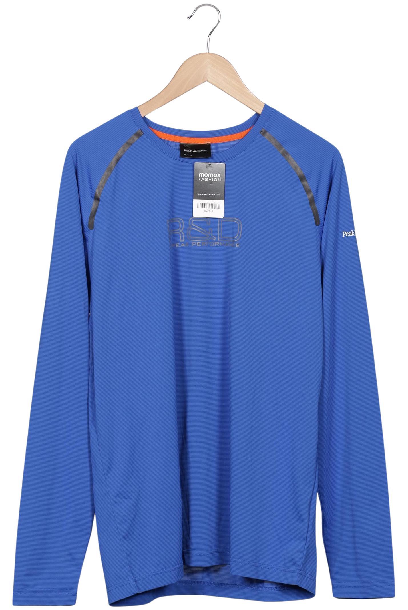 Thumbnail - Peak Performance Herren Langarmshirt, blau, Gr. 52