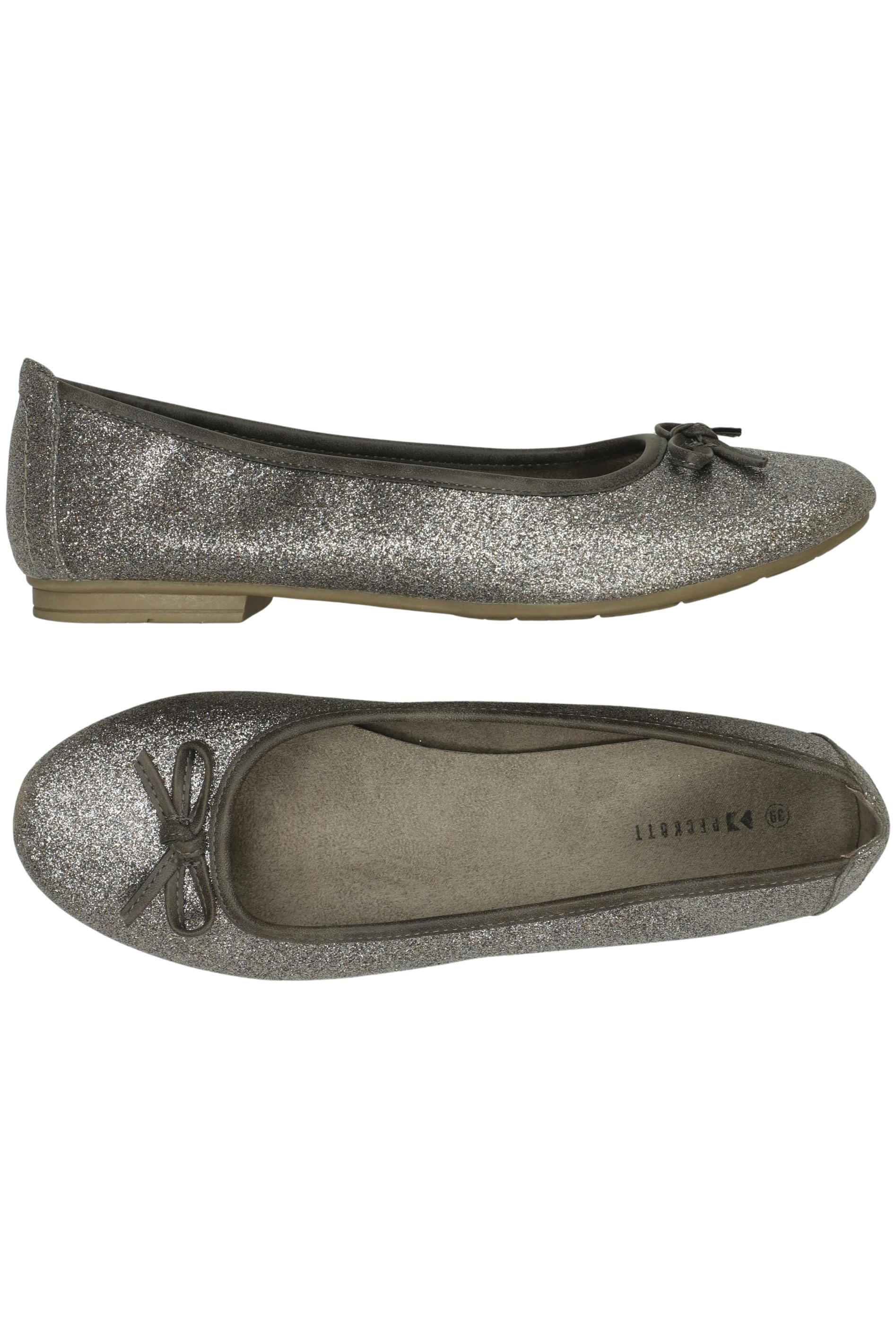 

Peckott Damen Ballerinas, silber, Gr. 39