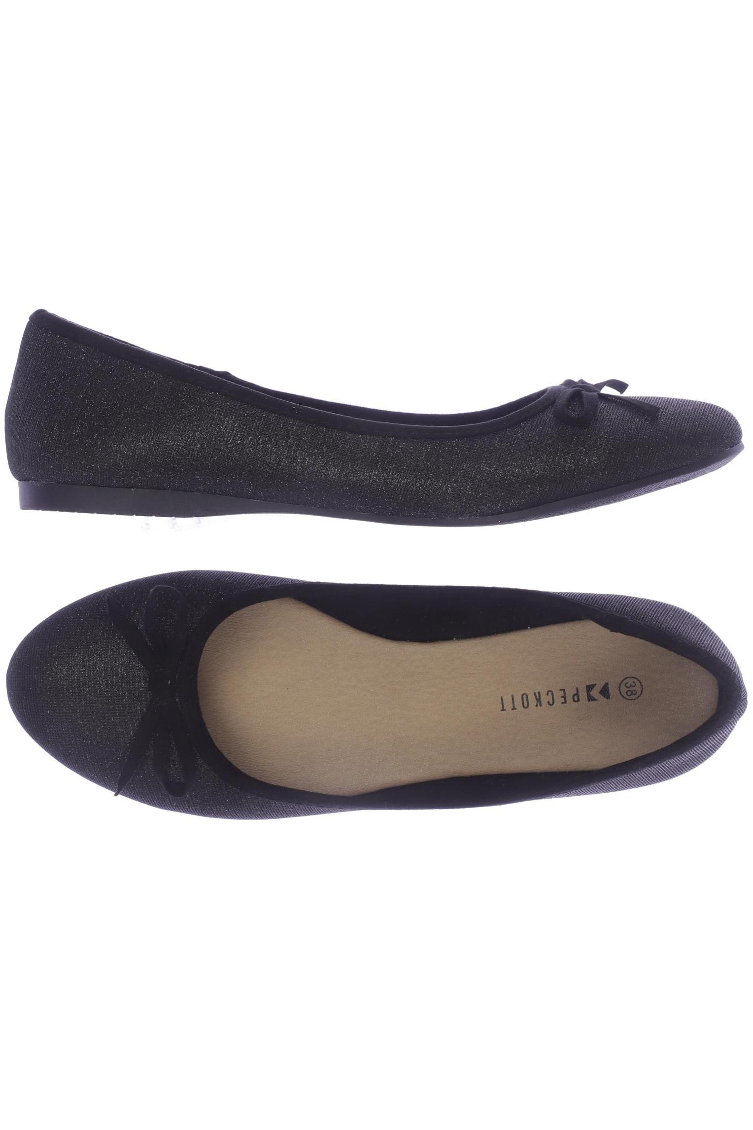

Peckott Damen Ballerinas, schwarz, Gr. 38