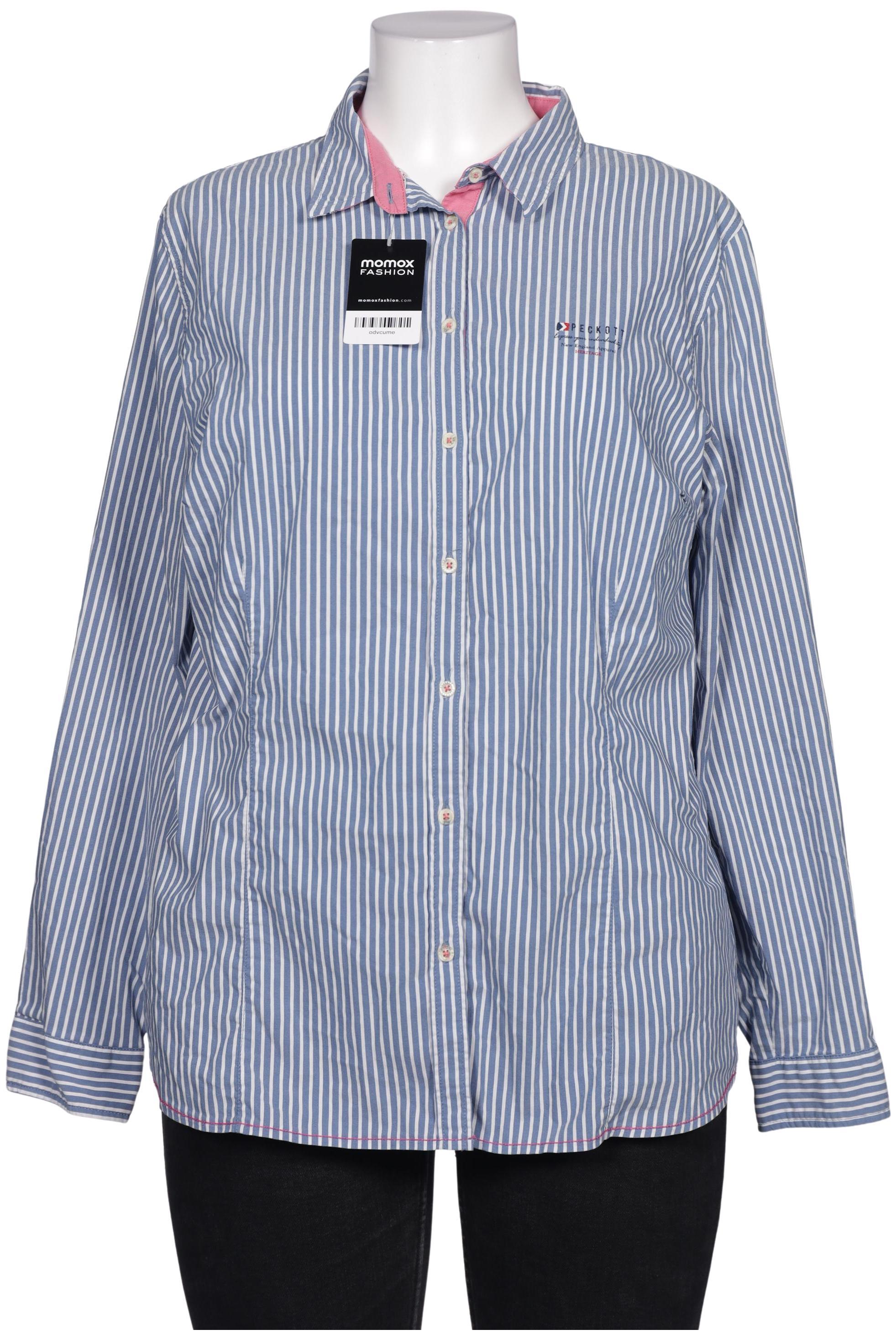 

Peckott Damen Bluse, blau, Gr. 46