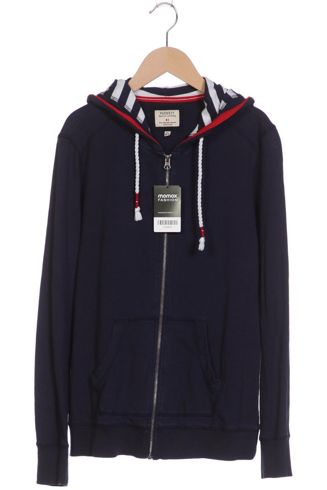 

Peckott Damen Kapuzenpullover, blau, Gr. 40