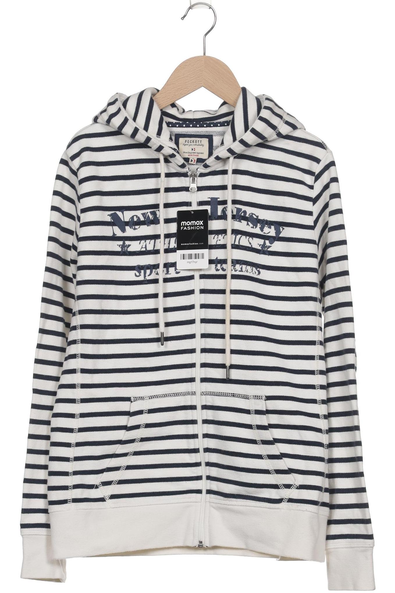 

Peckott Damen Kapuzenpullover, weiß, Gr. 38