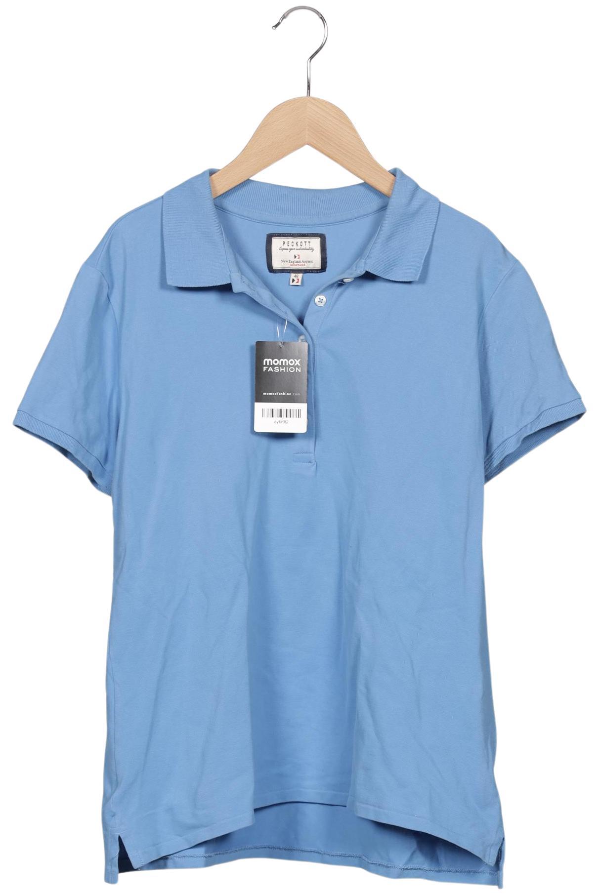 

Peckott Damen Poloshirt, blau, Gr. 46