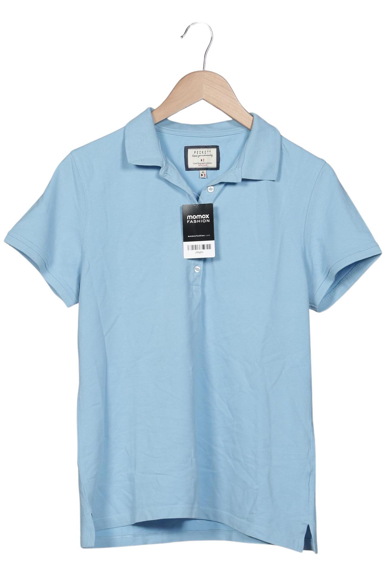 

Peckott Damen Poloshirt, hellblau, Gr. 46