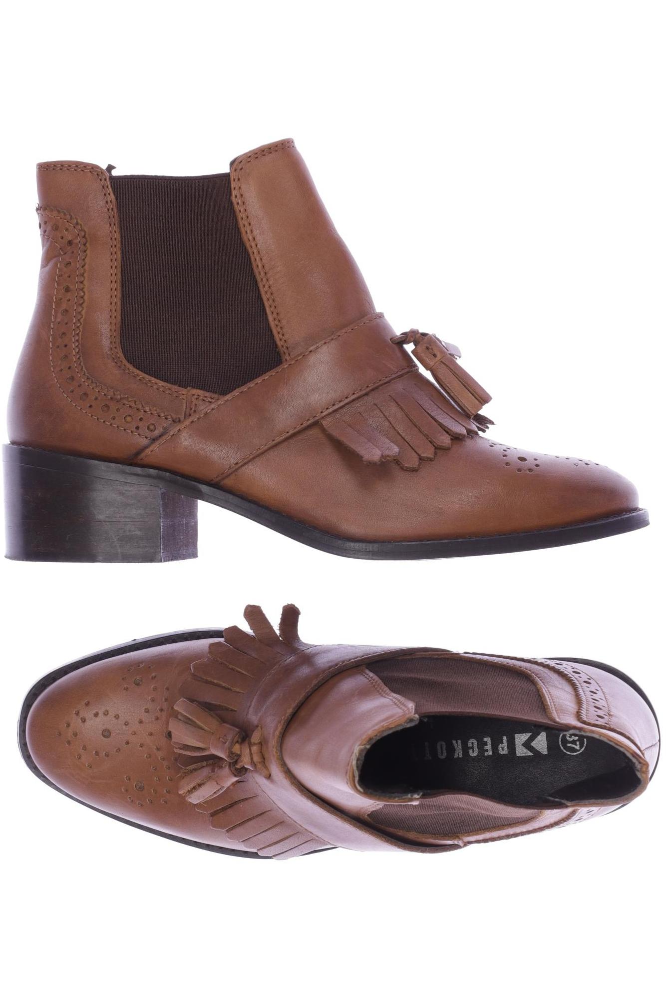 

Peckott Damen Stiefelette, braun, Gr. 37