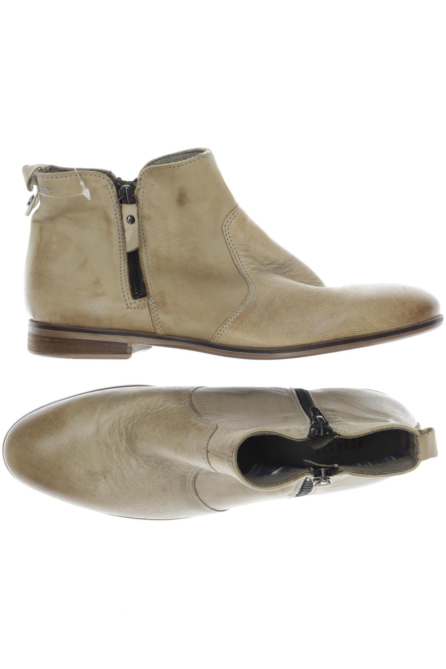 

Peckott Damen Stiefelette, beige, Gr. 38