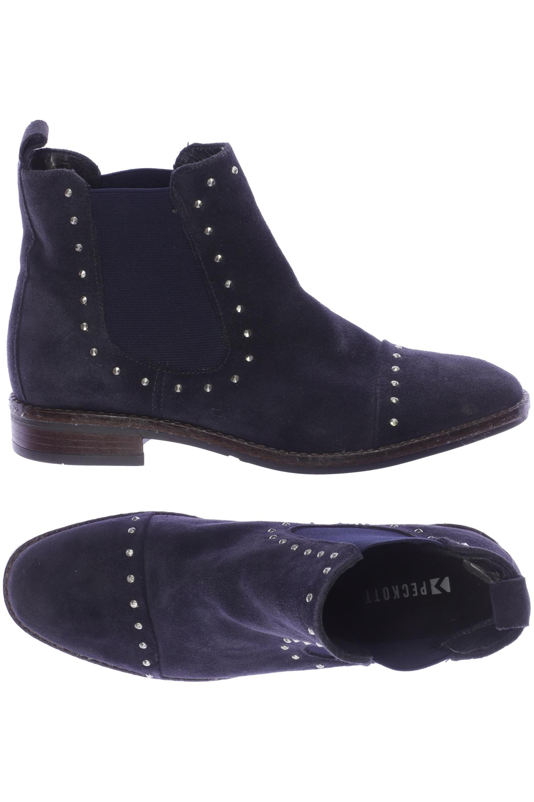 

Peckott Damen Stiefelette, marineblau, Gr. 39