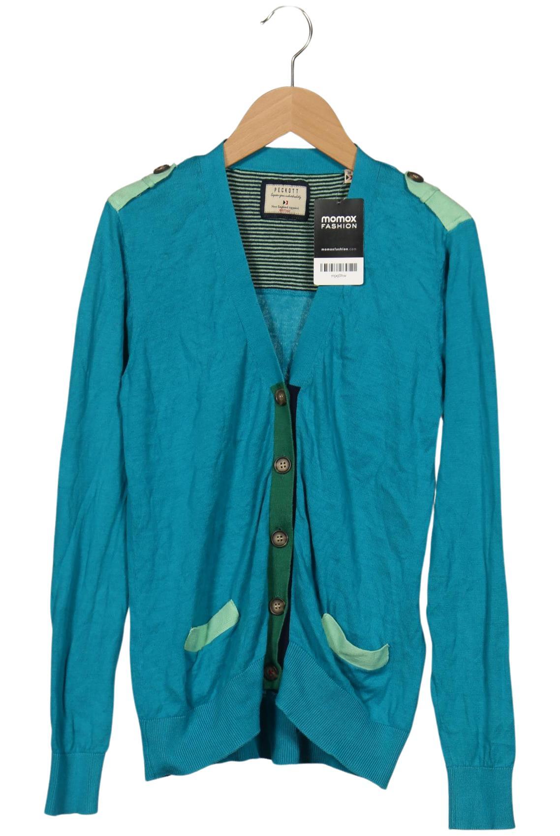 

Peckott Damen Strickjacke, blau, Gr. 38