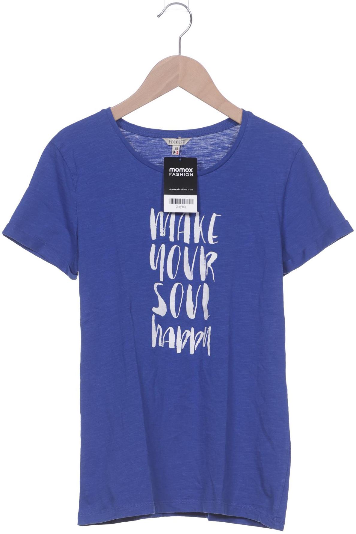 

Peckott Damen T-Shirt, blau, Gr. 38
