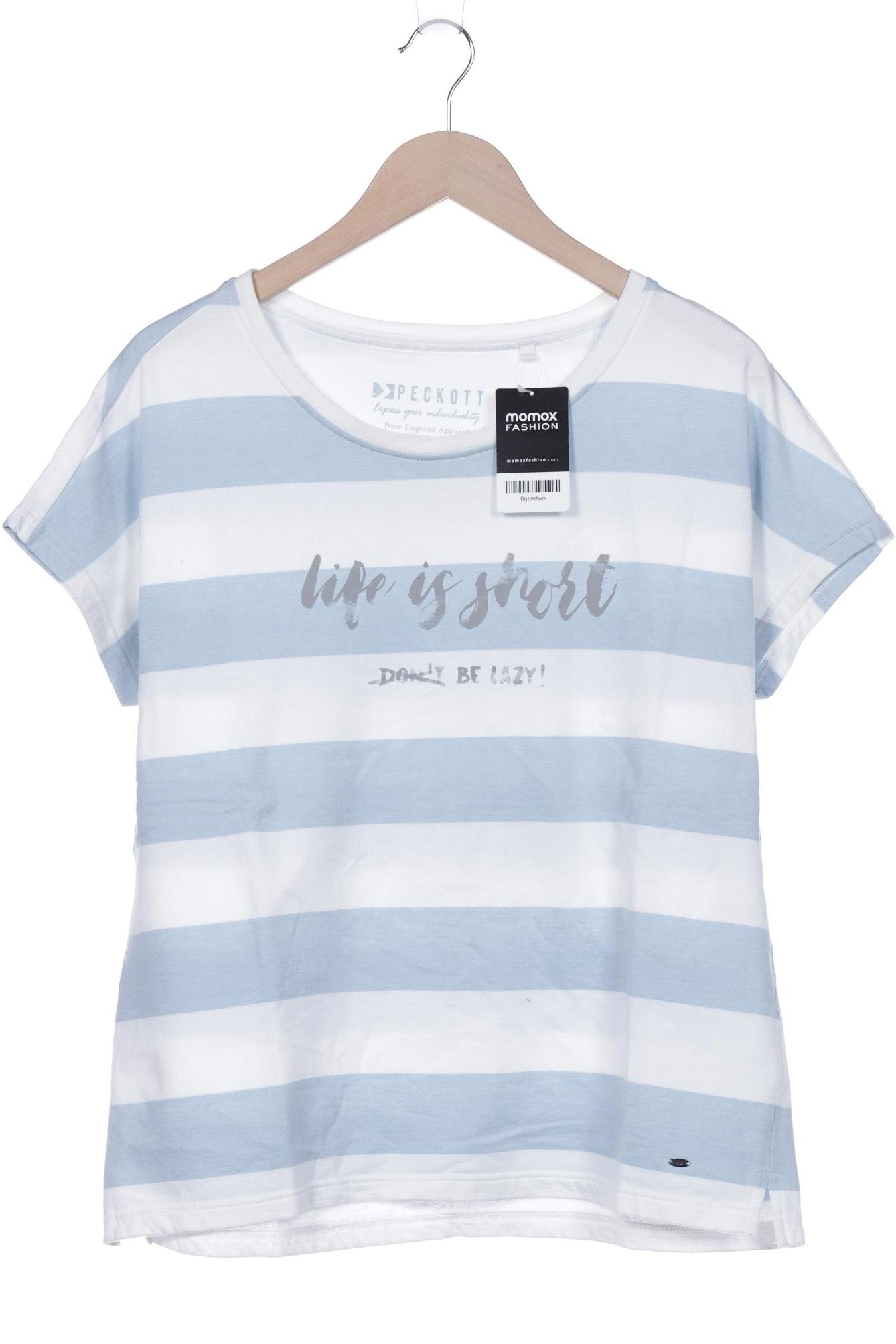 

Peckott Damen T-Shirt, weiß, Gr. 42
