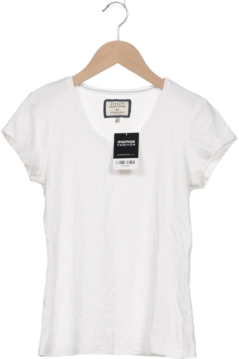 

Peckott Damen T-Shirt, weiß, Gr. 38