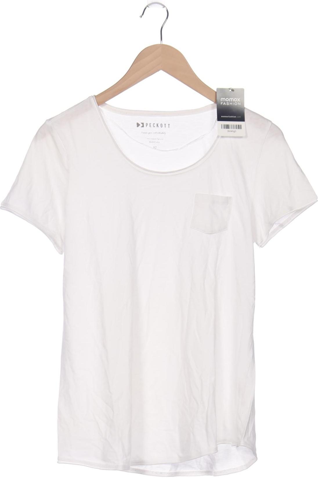 

Peckott Damen T-Shirt, weiß, Gr. 42