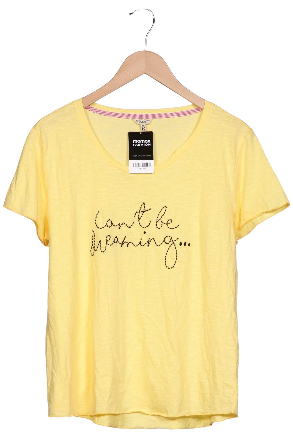 

Peckott Damen T-Shirt, gelb, Gr. 46