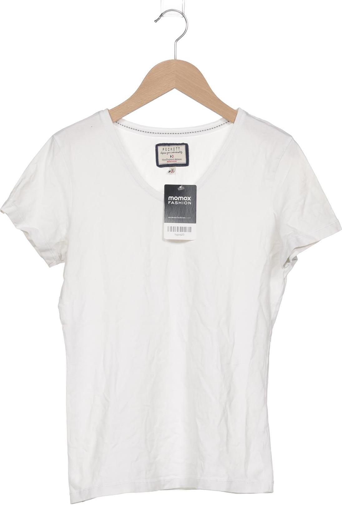 

Peckott Damen T-Shirt, weiß, Gr. 38