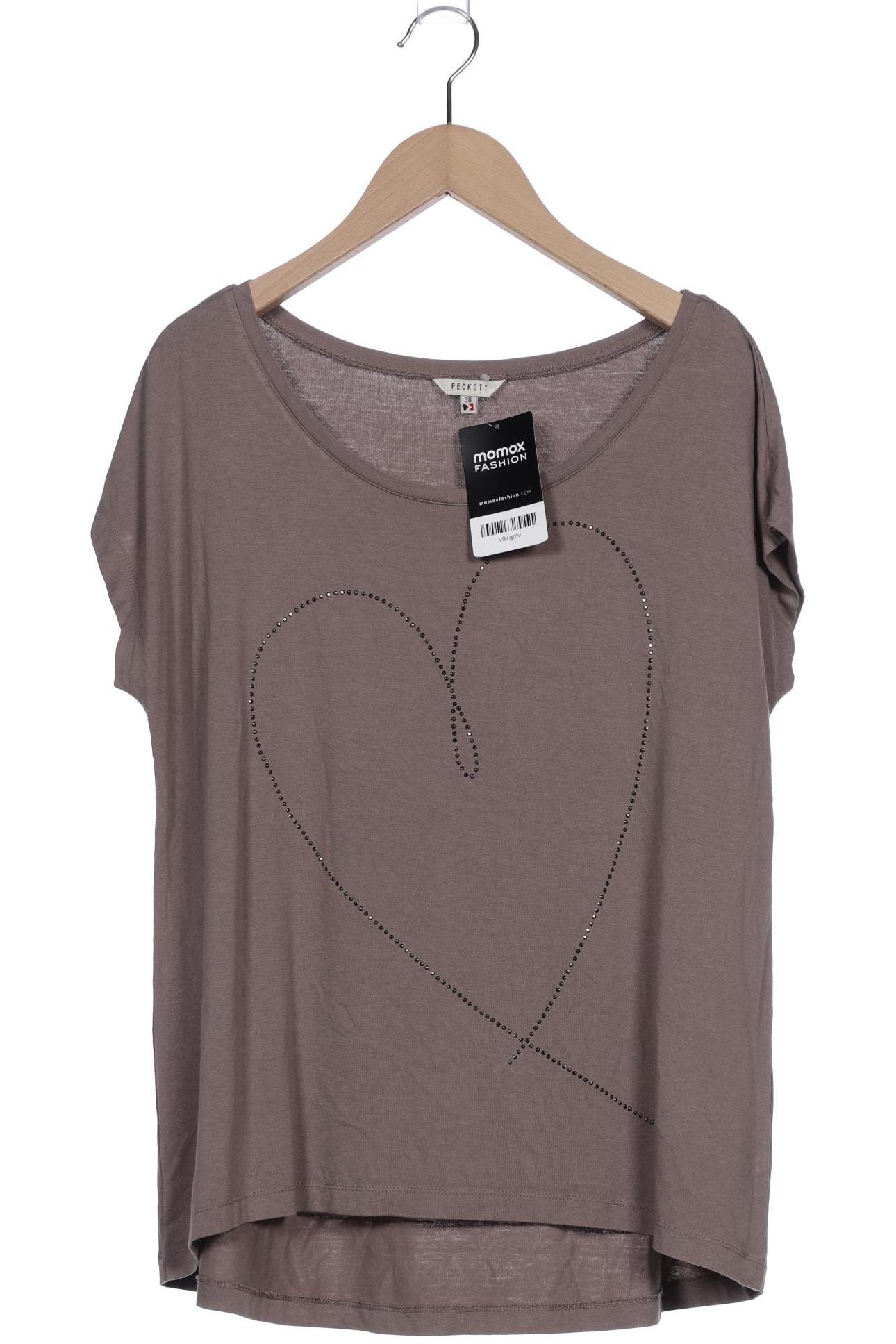 

Peckott Damen T-Shirt, braun, Gr. 38