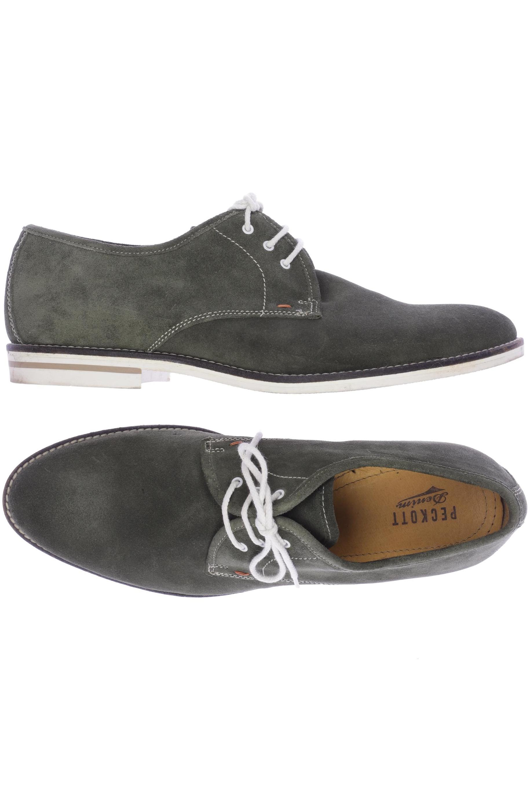 

Peckott Herren Halbschuh, grün, Gr. 45
