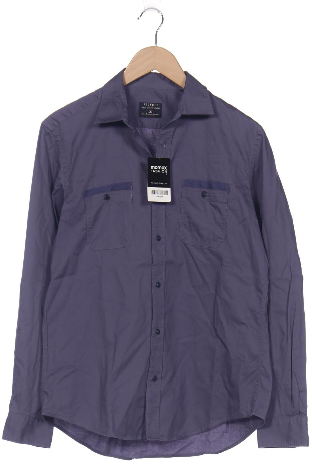 

Peckott Herren Hemd, marineblau, Gr. 46