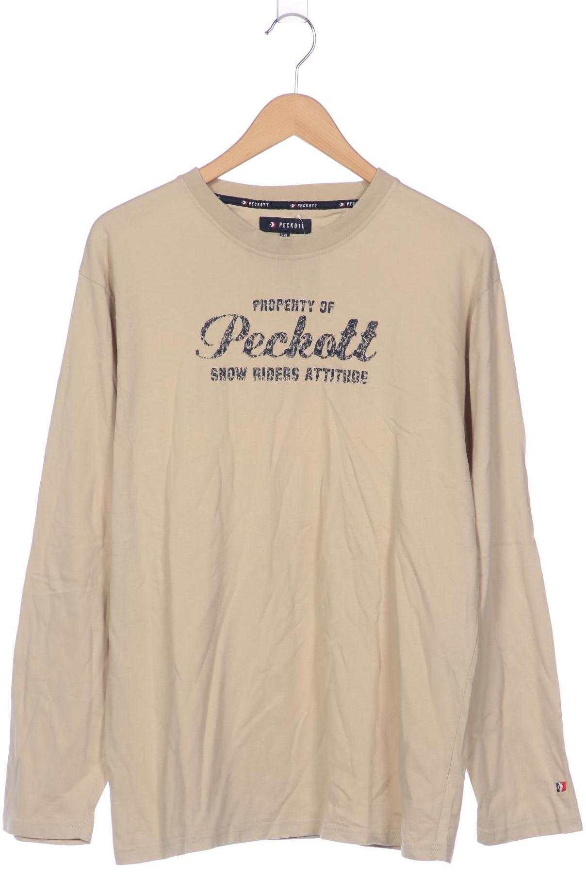 

Peckott Herren Langarmshirt, beige, Gr. 56