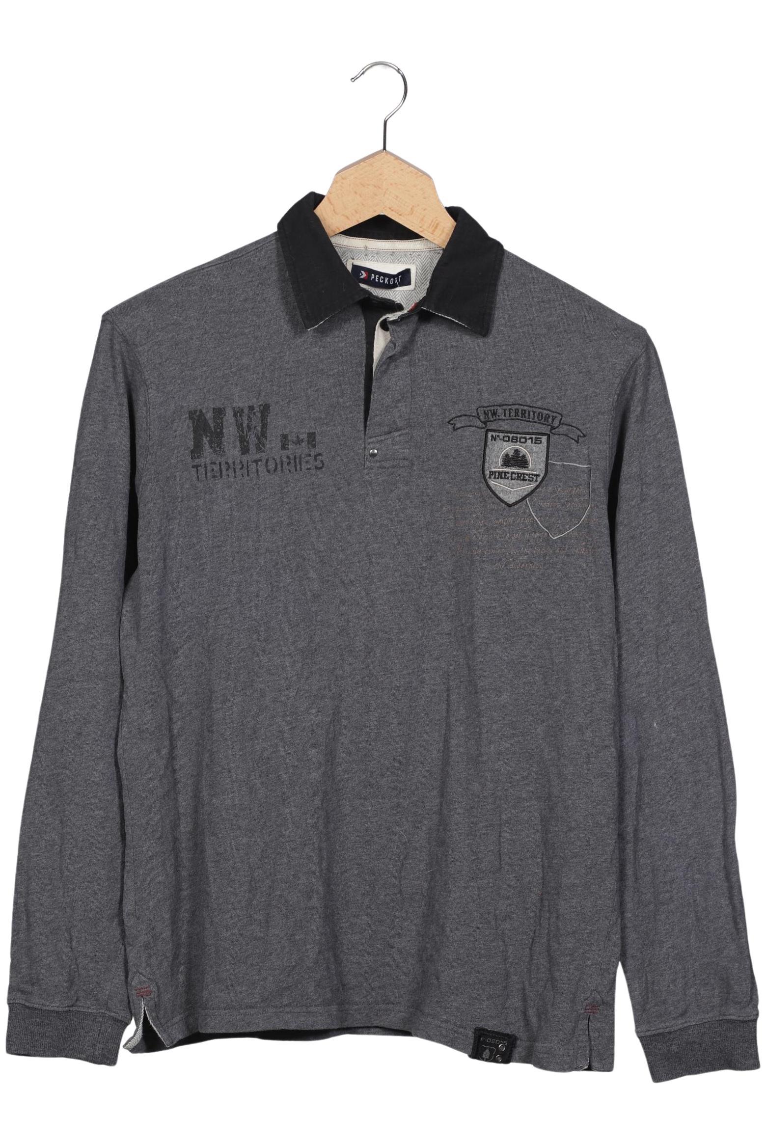 

Peckott Herren Poloshirt, grau, Gr. 54