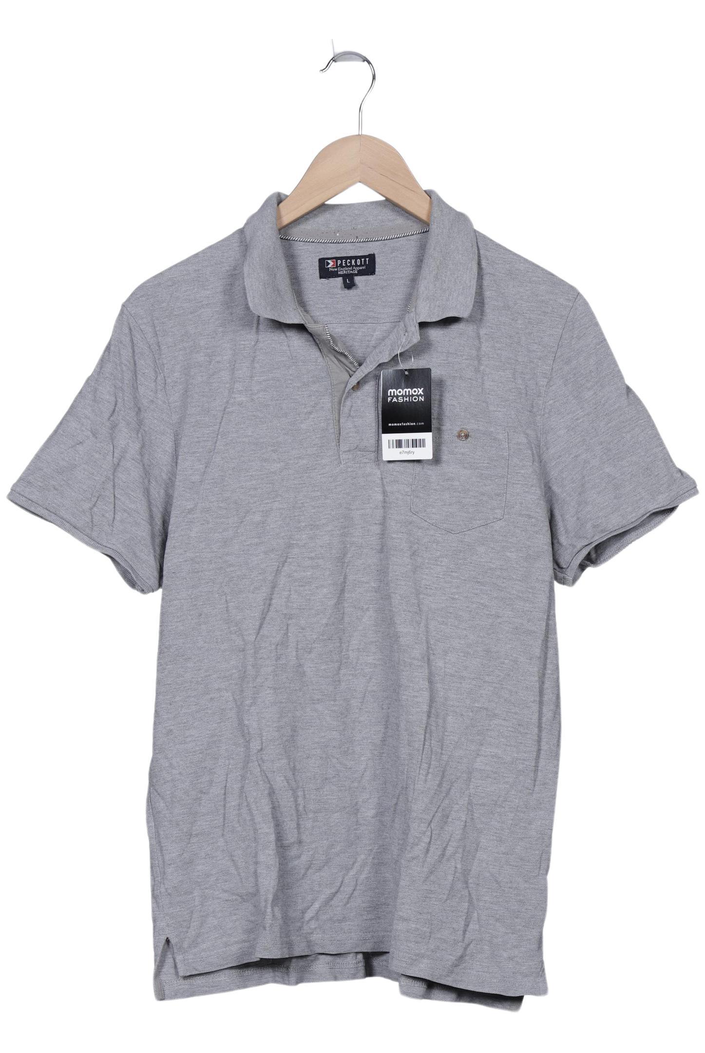 

Peckott Herren Poloshirt, grau, Gr. 52
