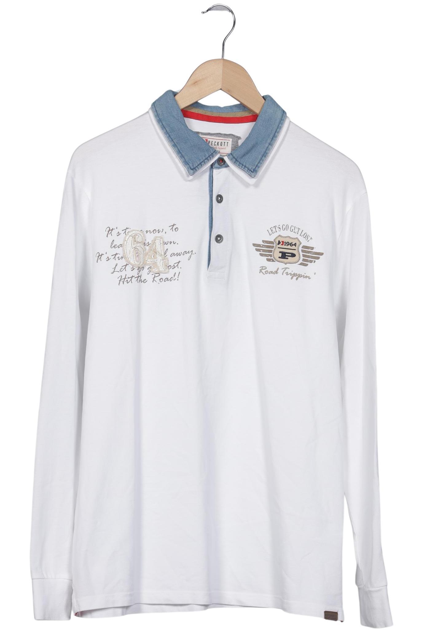 

Peckott Herren Poloshirt, weiß, Gr. 54