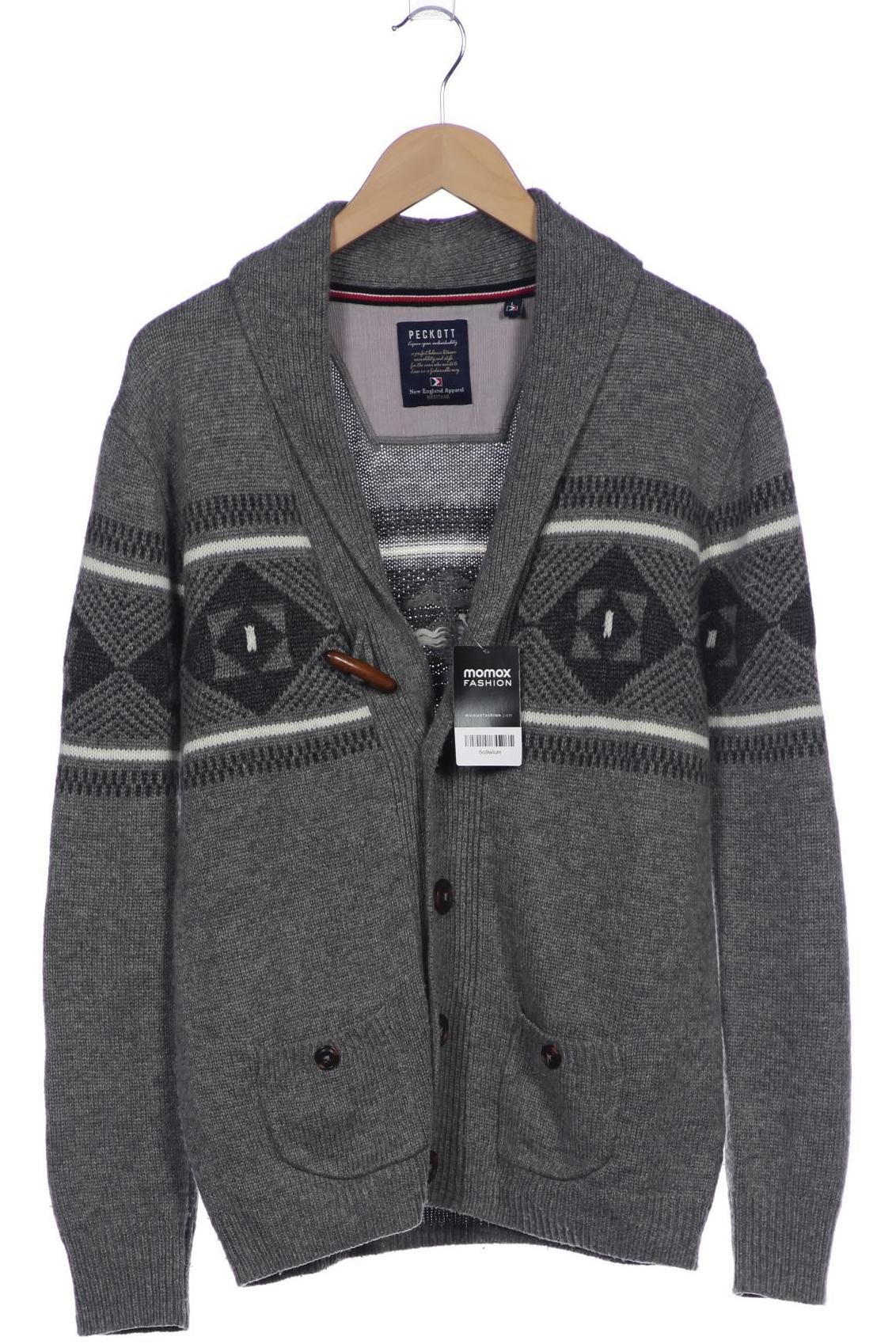 

Peckott Herren Strickjacke, grau, Gr. 52