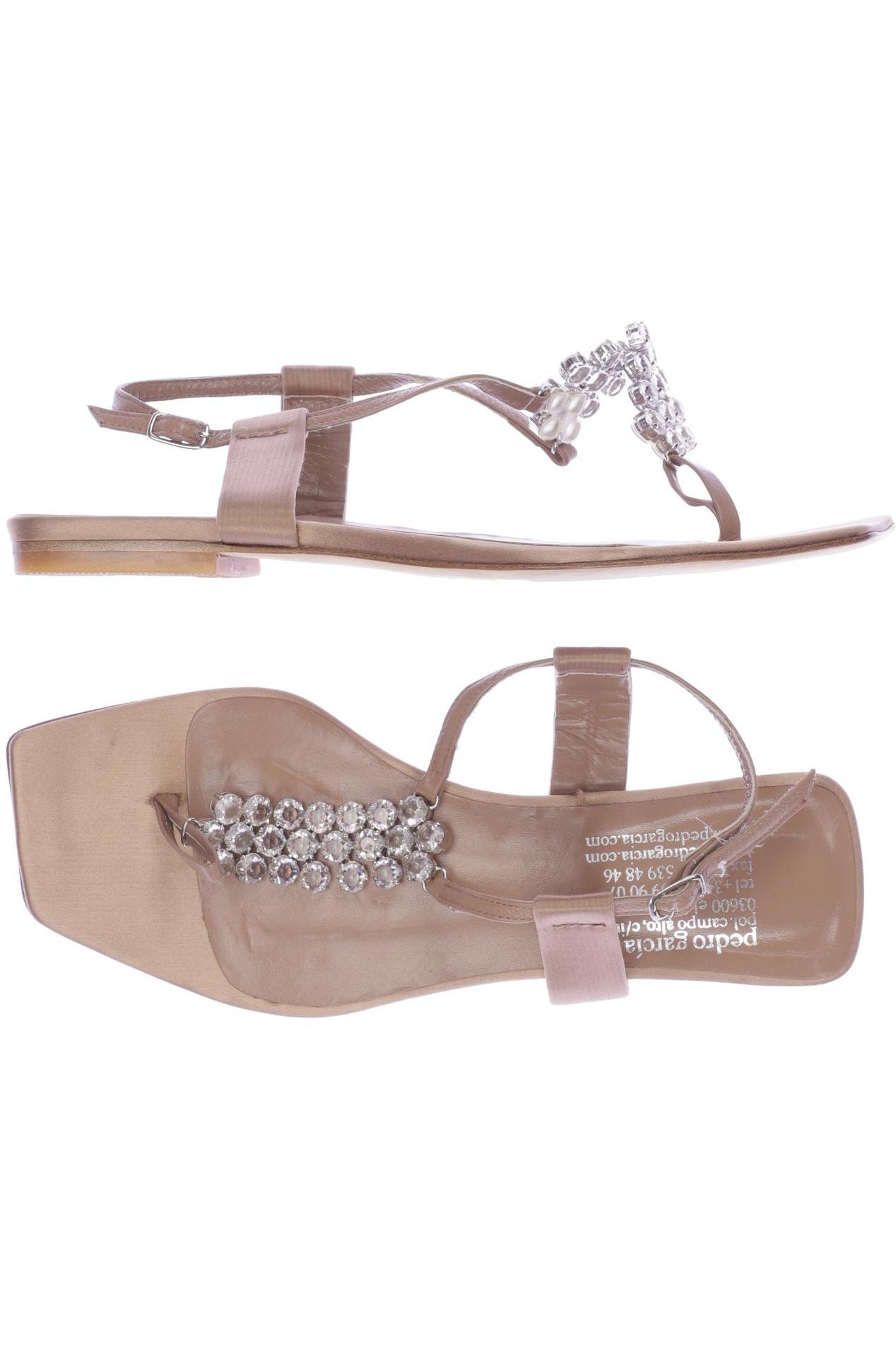 

Pedro Garcia Damen Sandale, beige, Gr. 37