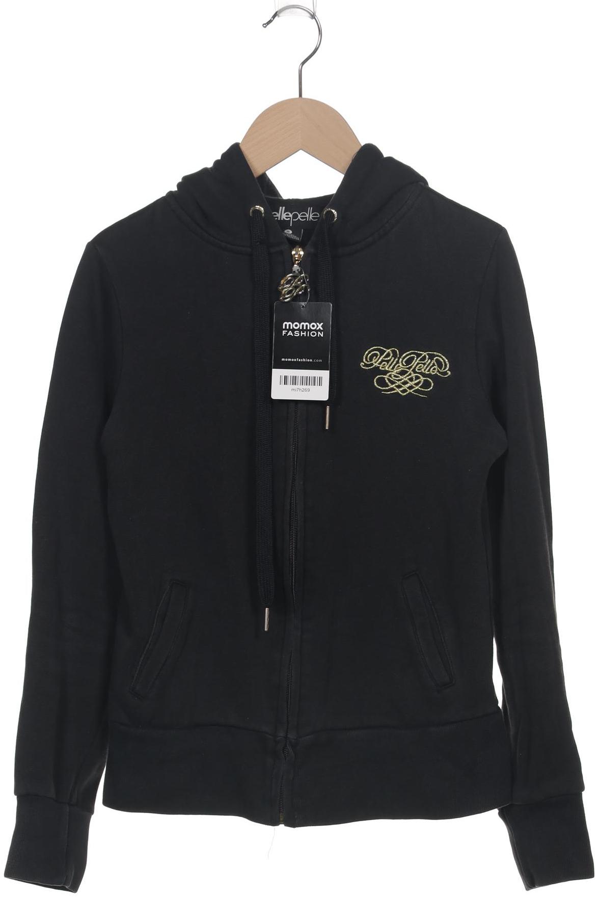 

pelle pelle Damen Kapuzenpullover, schwarz, Gr. 36