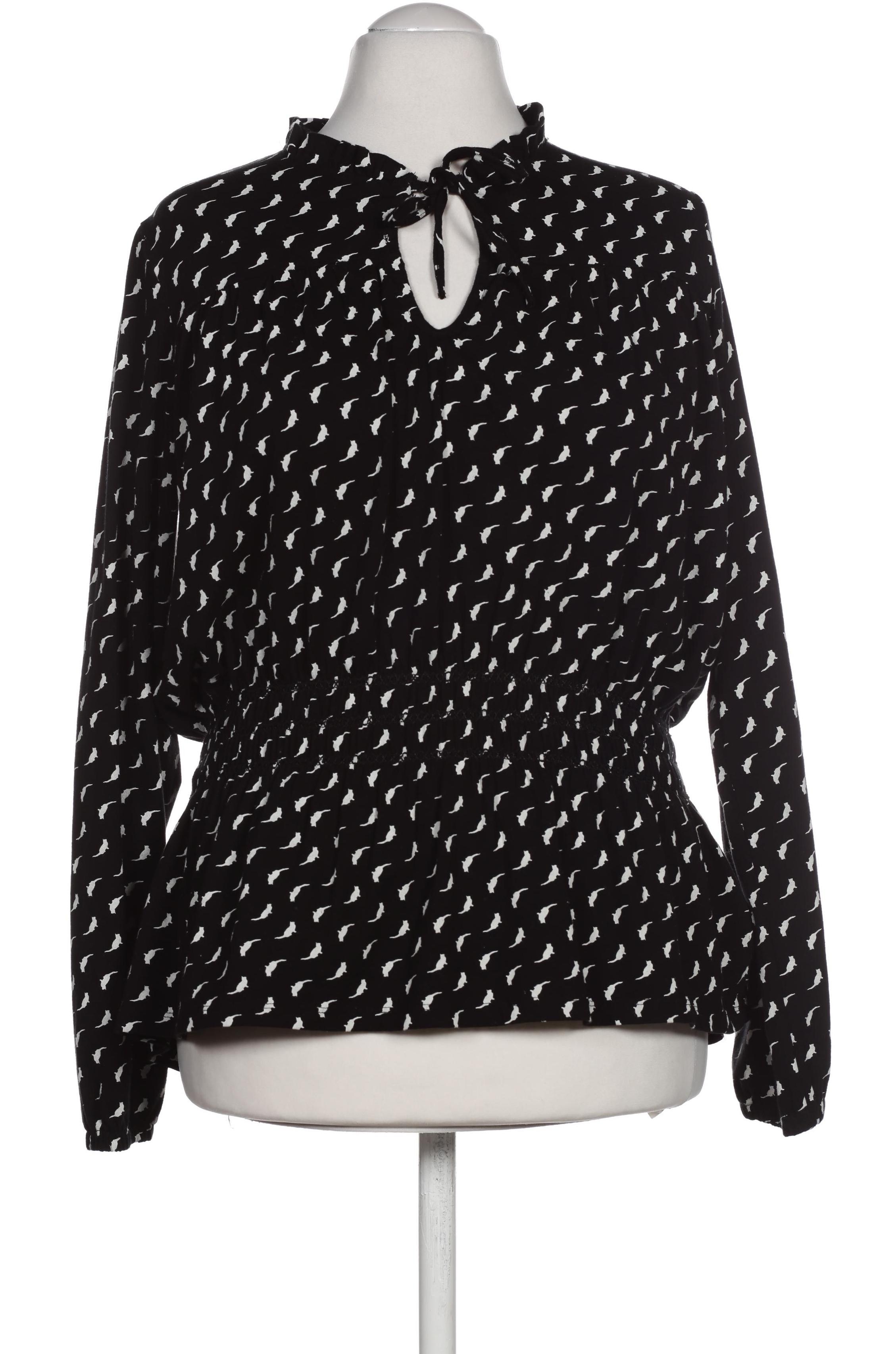 

People Tree Damen Bluse, schwarz, Gr. 14